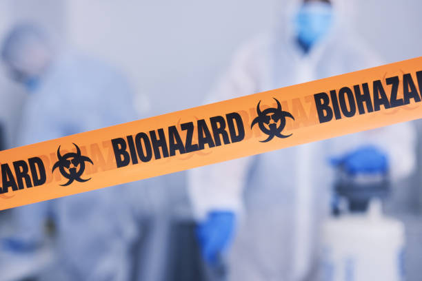 Professional Biohazard Cleanup technician working in Watertown, FL